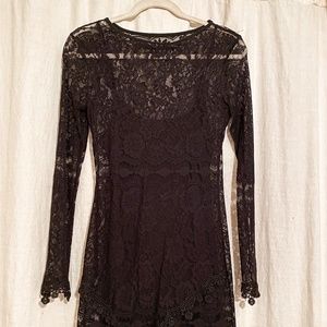 RARE For Love and Lemons Long Sleeve Lace Dress